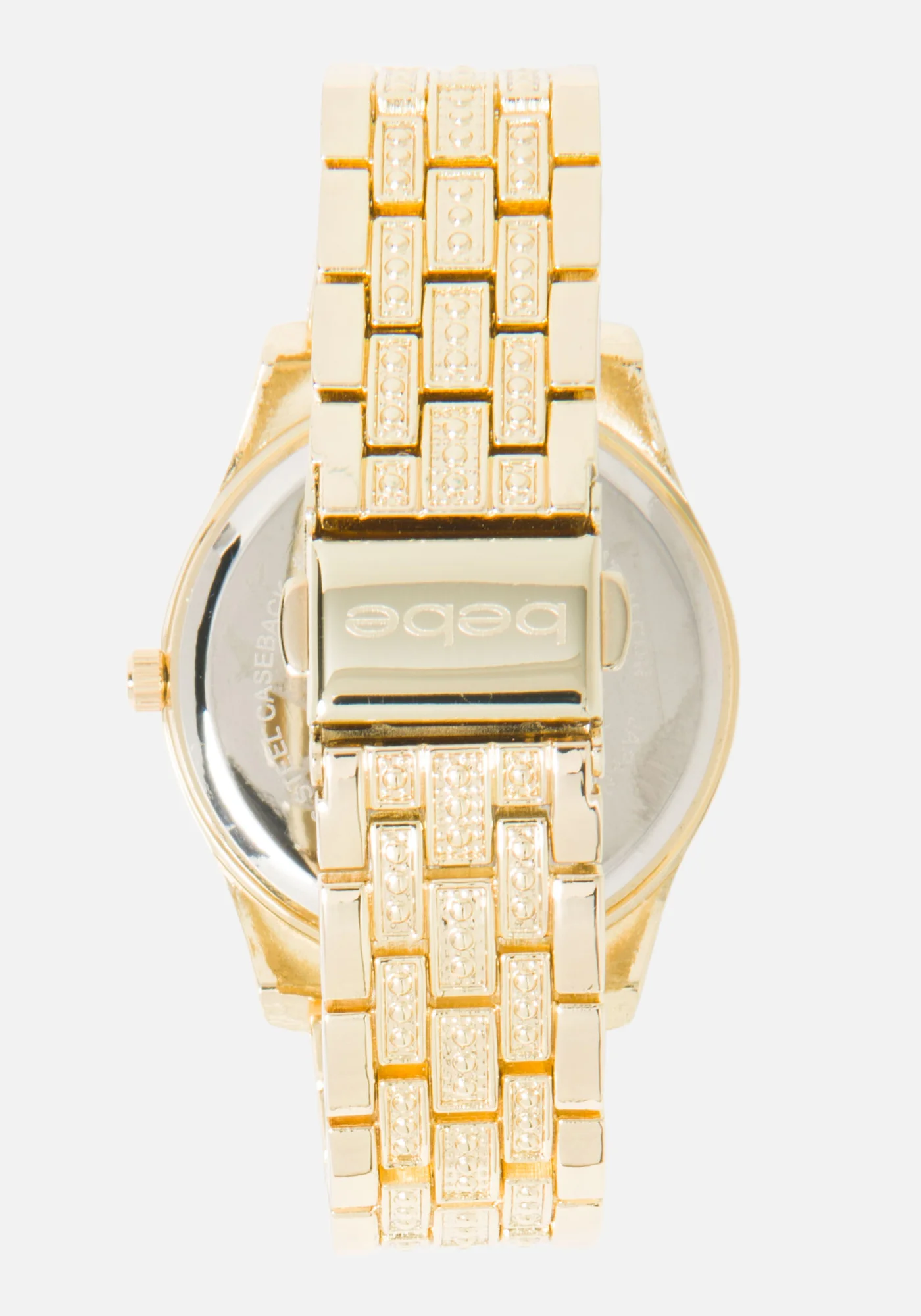 Champagne Dial Crystal Bezel Watch - Image 2