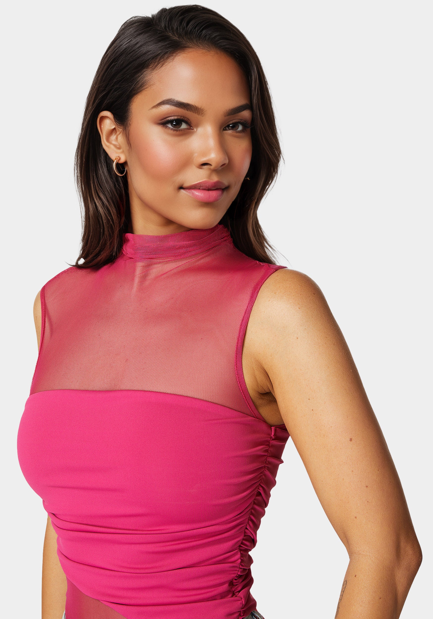 Draped Knit Bodysuit - Image 3
