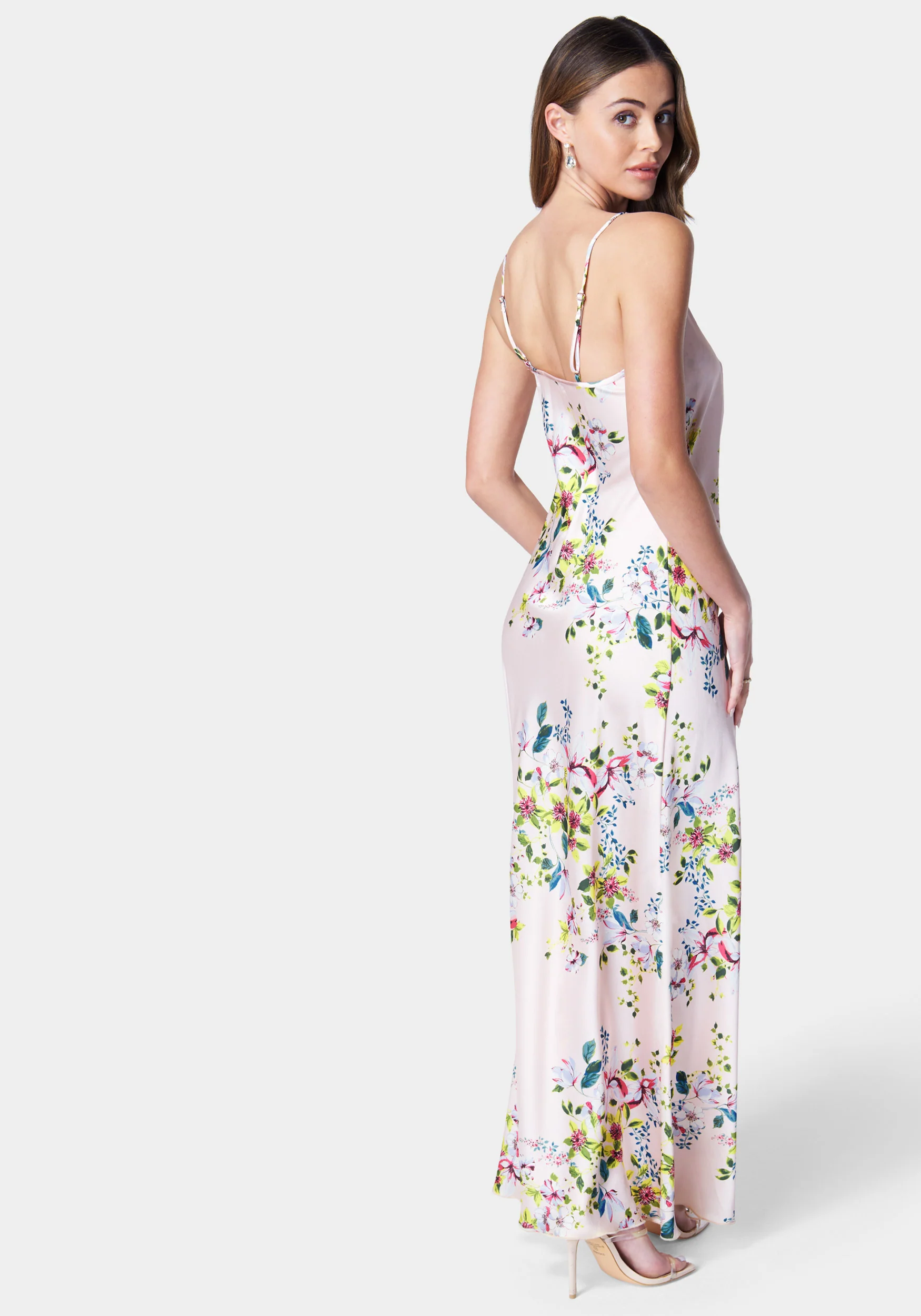 Floral Cowl Neck Maxi Dress - Image 3