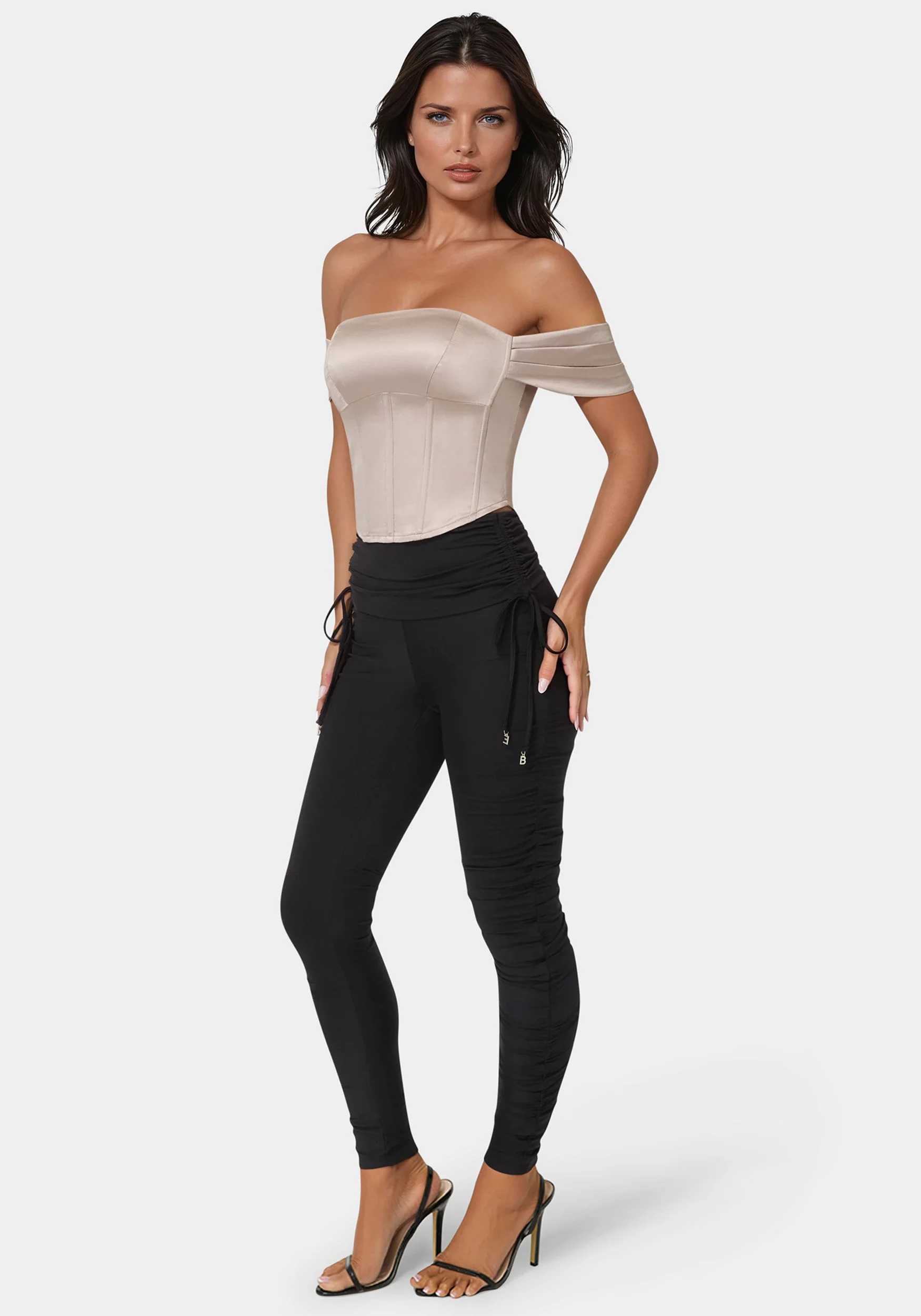 High Waist Bebe Gem Legging - Image 4