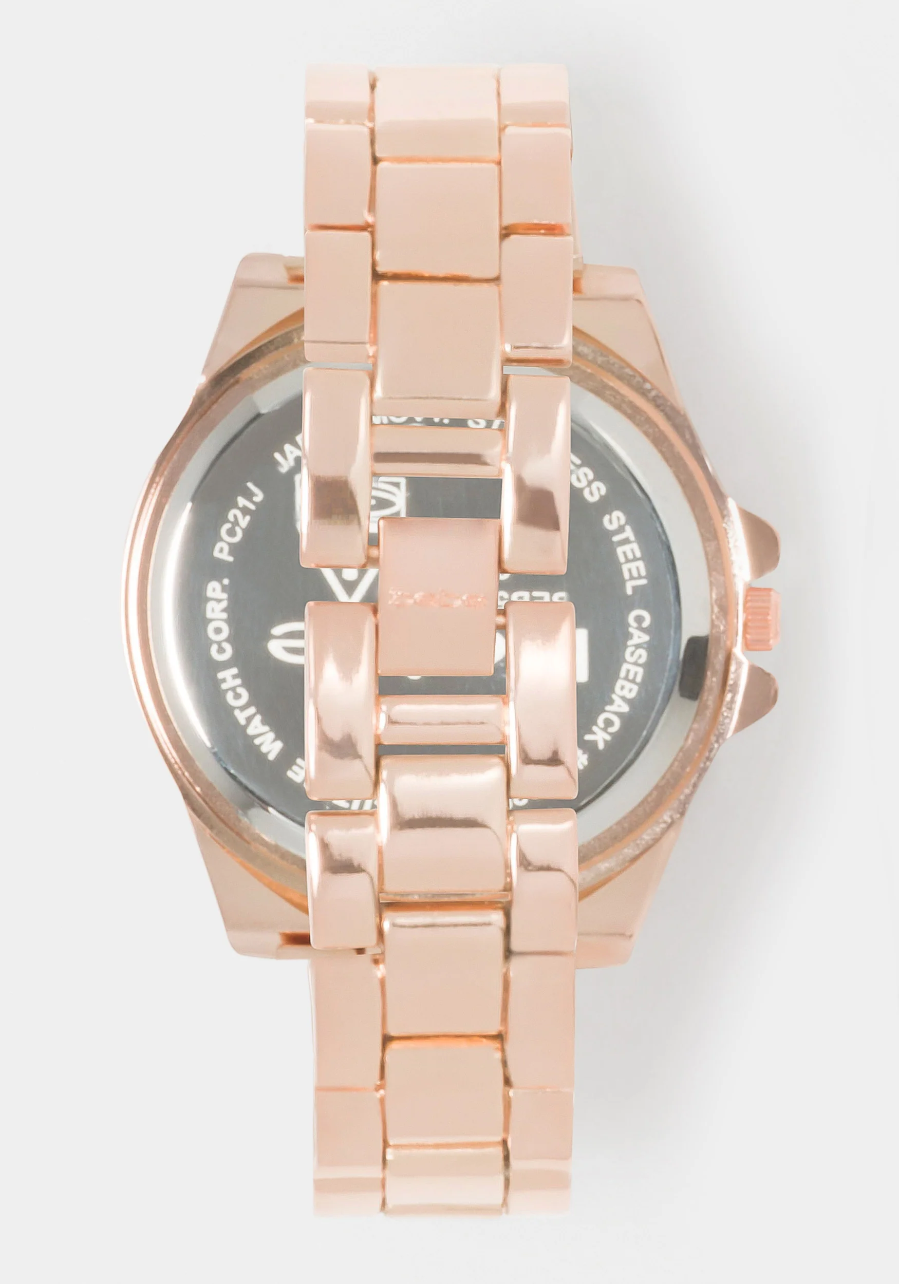 Link Bracelet Crystal Sport Bezel Watch - Image 4