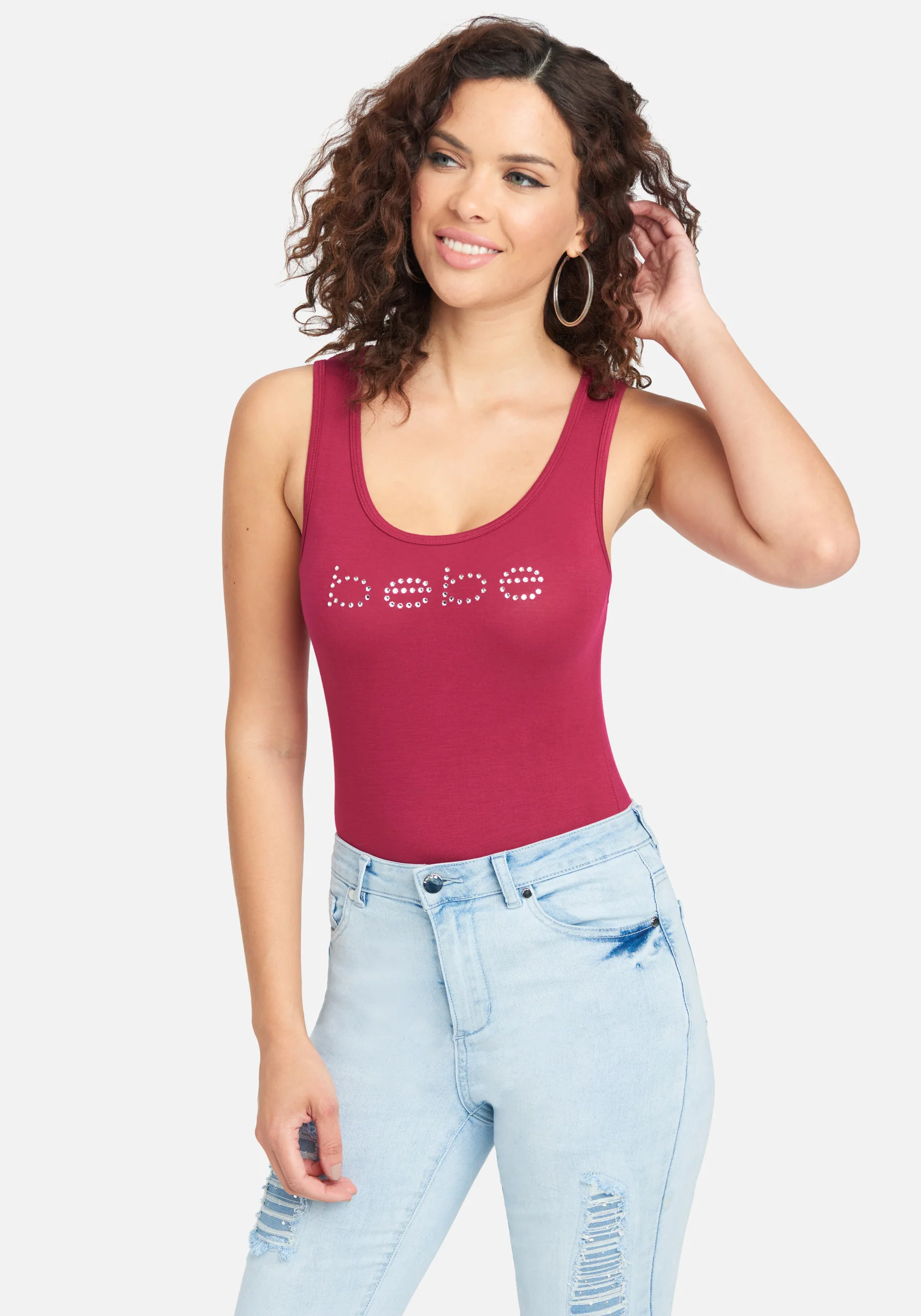 Crystal Logo Jersey Tank Top - Image 2