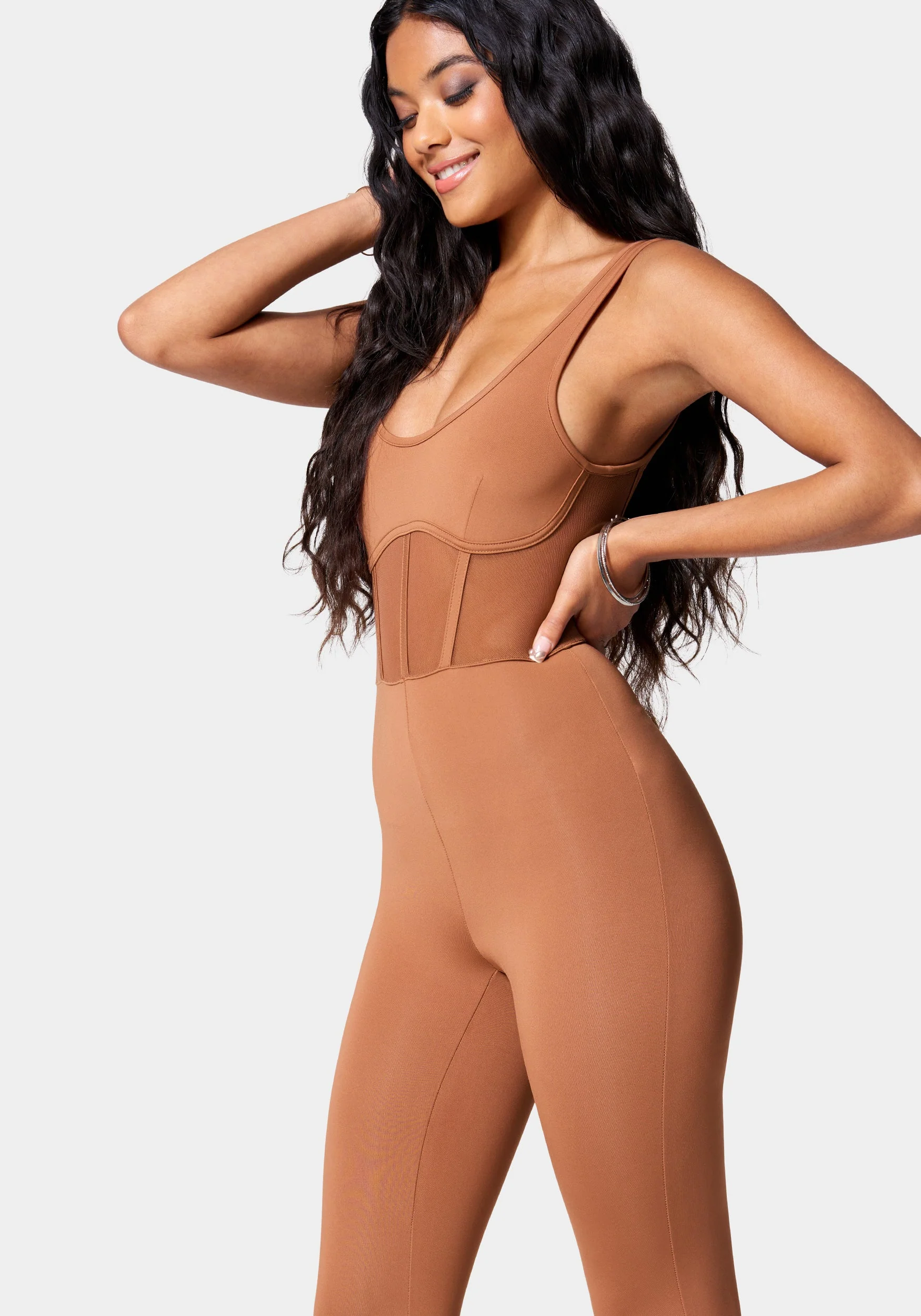 Mesh Detail Catsuit - Image 2