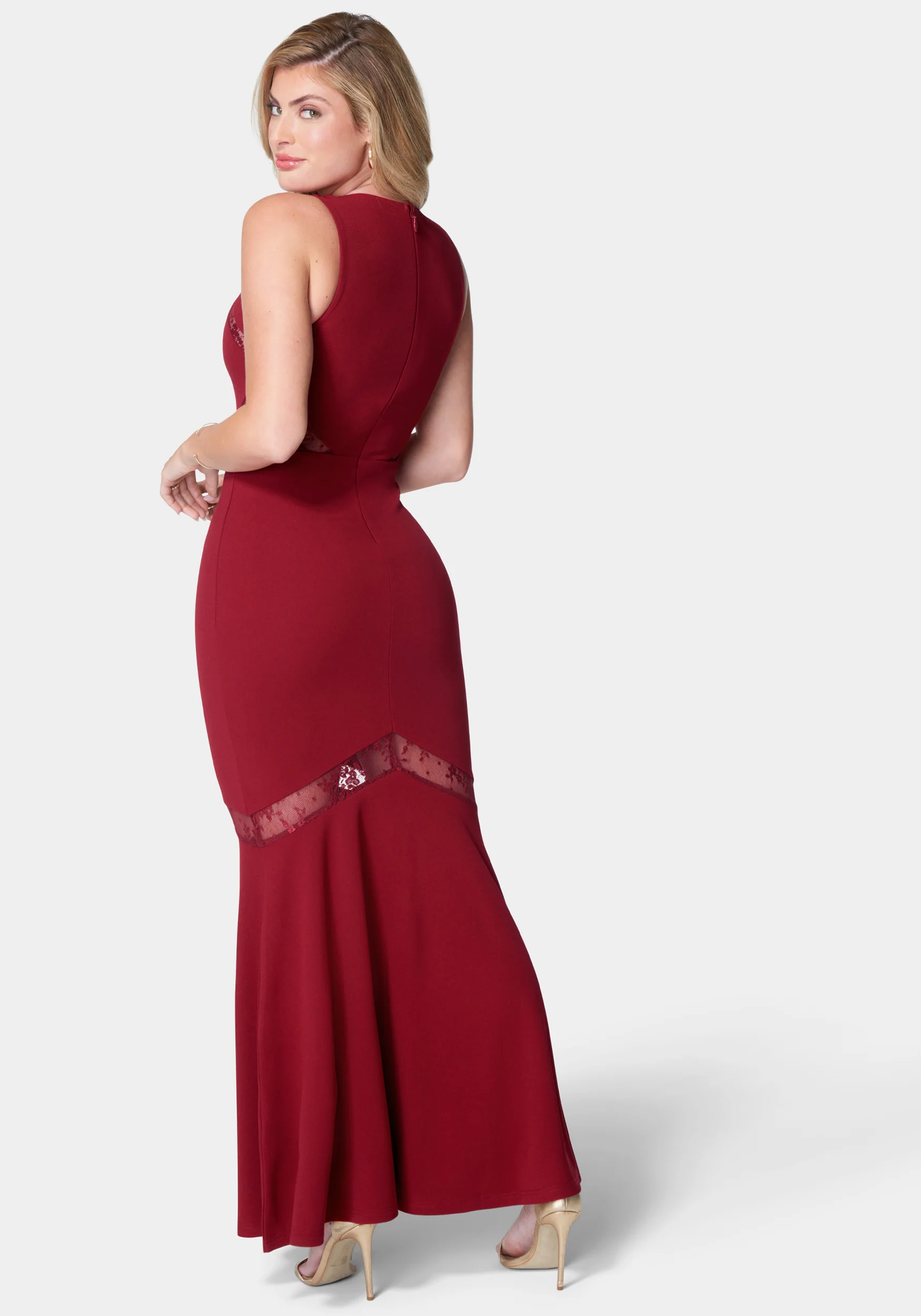 Mesh Inset Gown - Image 3