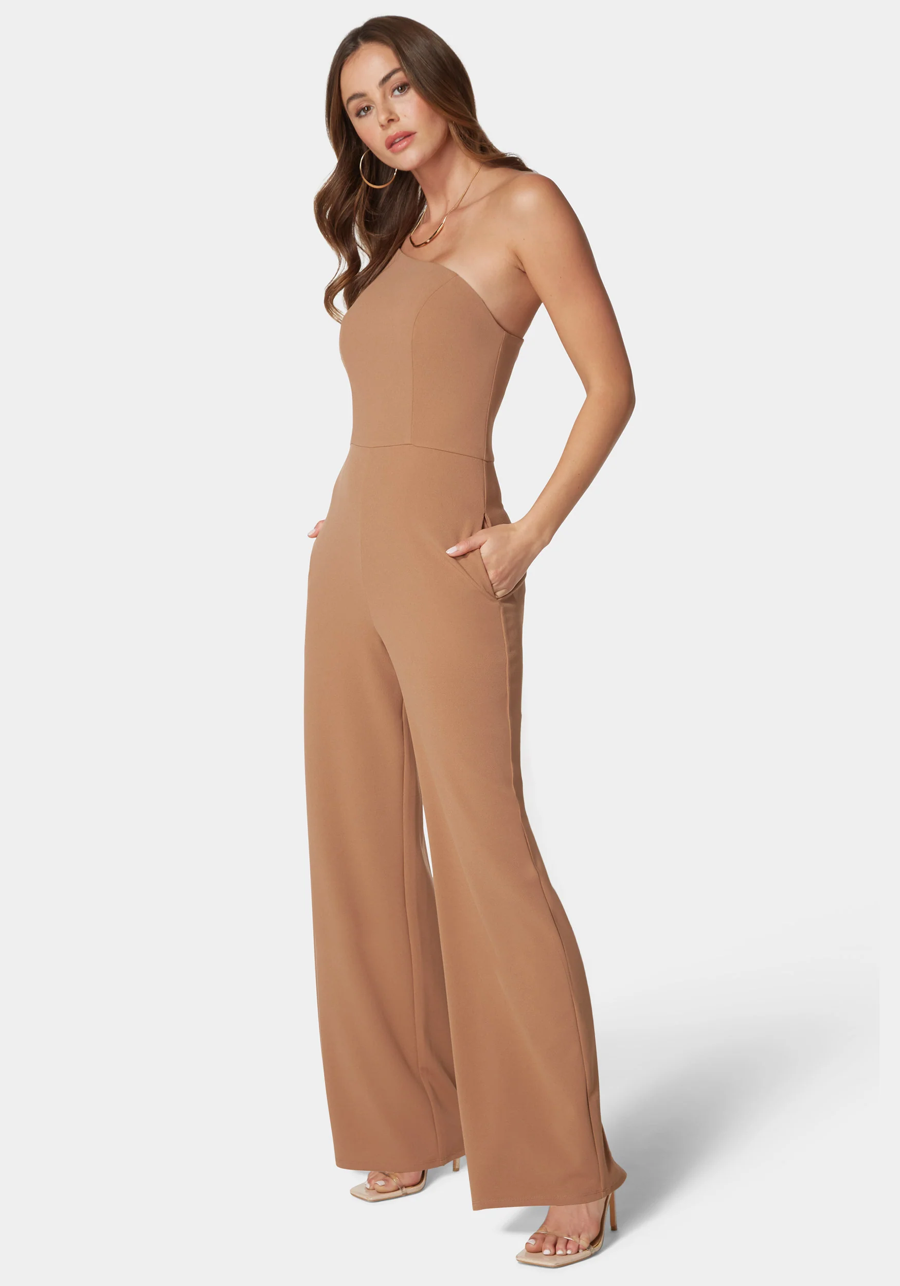 One Shoulder Core Jumpsuit - Image 2
