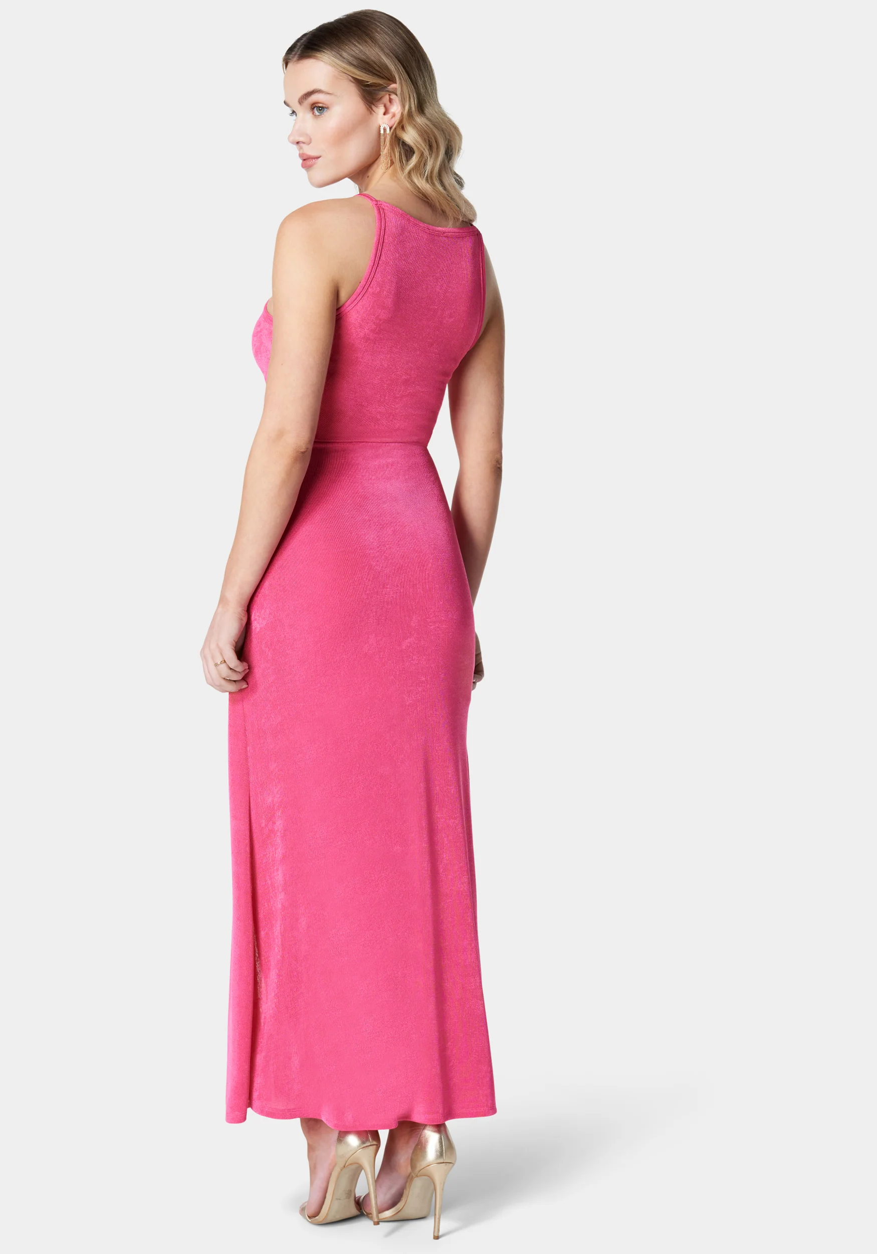 Overlay Slinky Knit Dress - Image 3