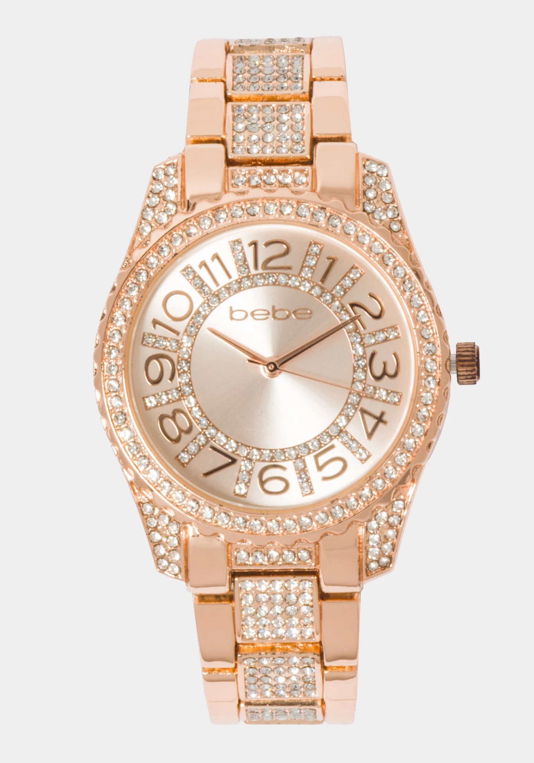 Rose Dial Crystal Bezel Watch - Image 2
