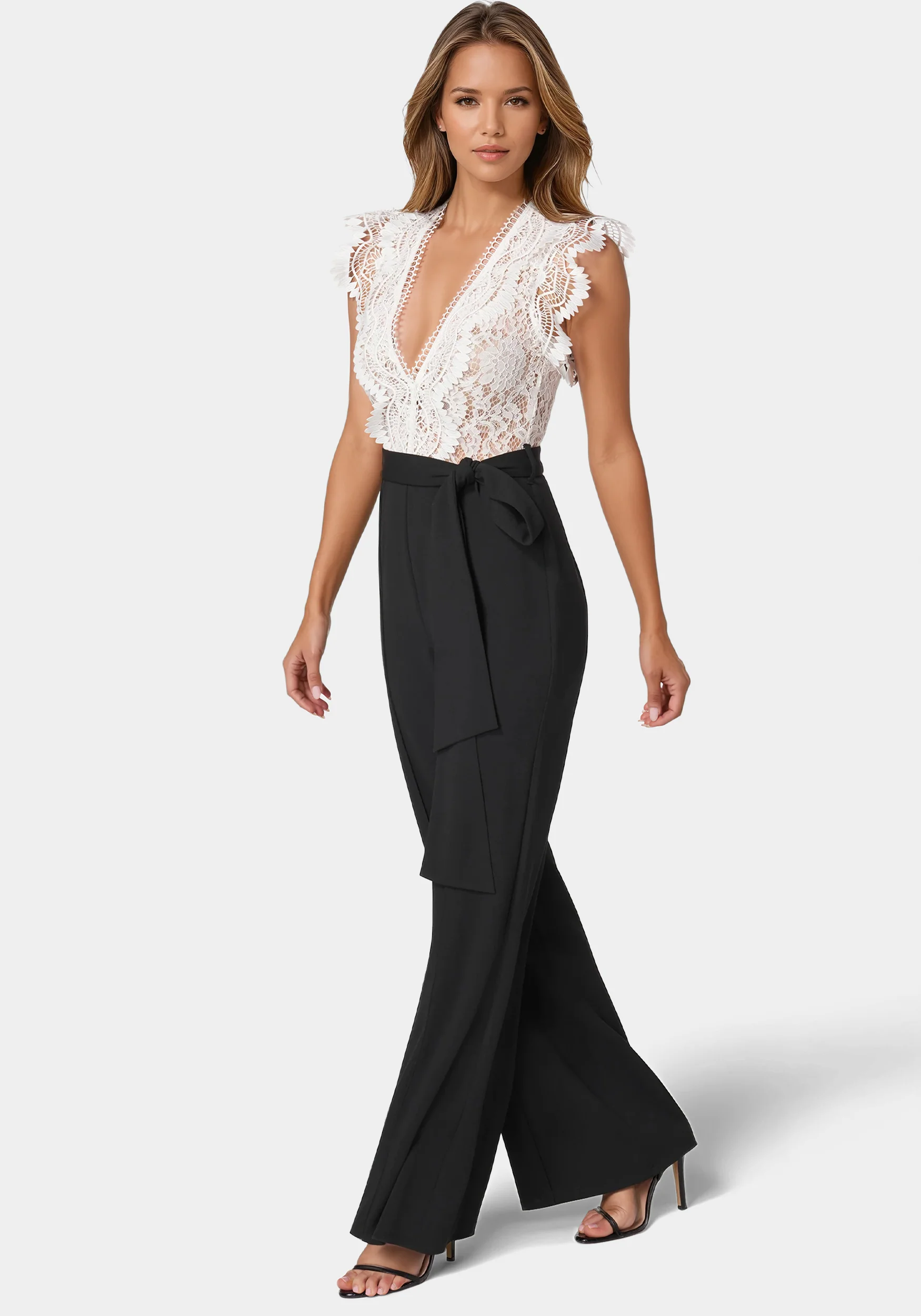 Ruffle Lace Jumpsuit - Image 3