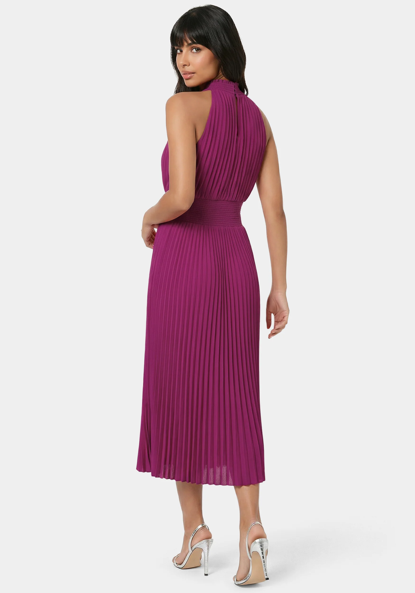 Sleeveless Pleated Dress - Image 3