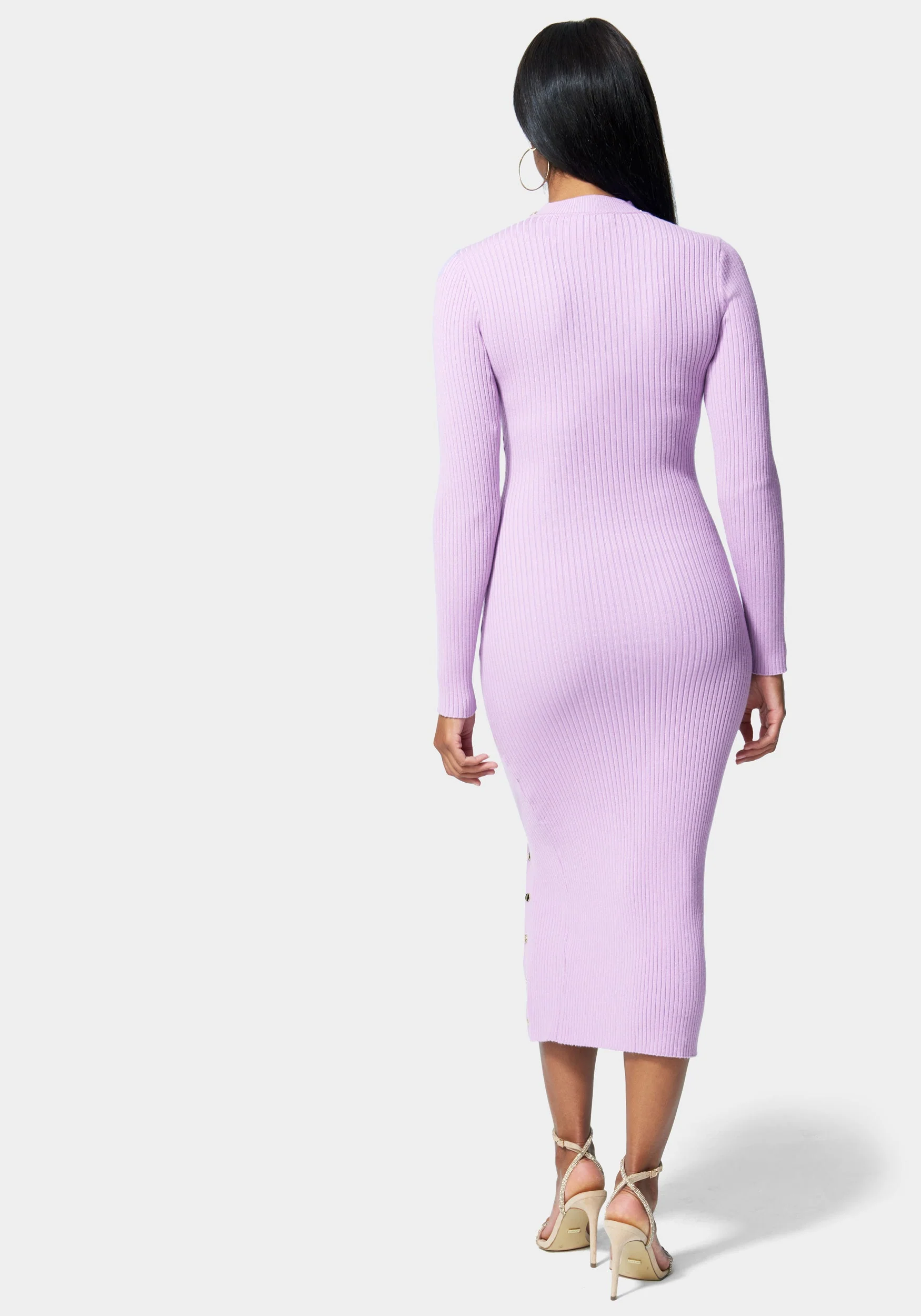 Snap Sweater Maxi Dress - Image 3