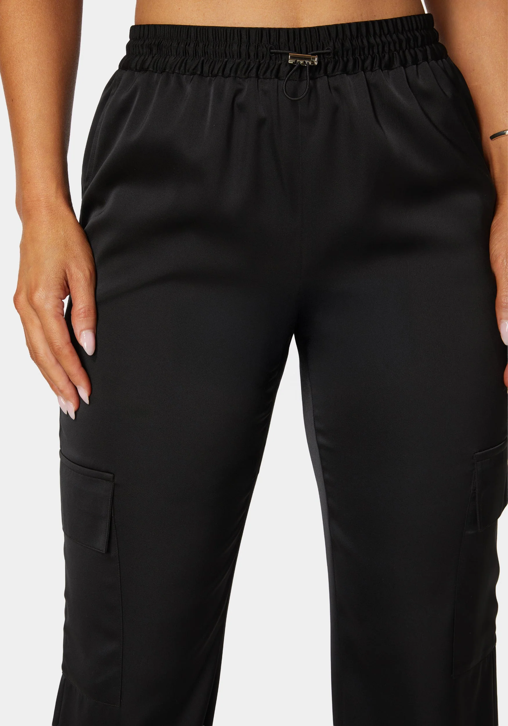 Luxe Satin Cargo Jogger - Image 3