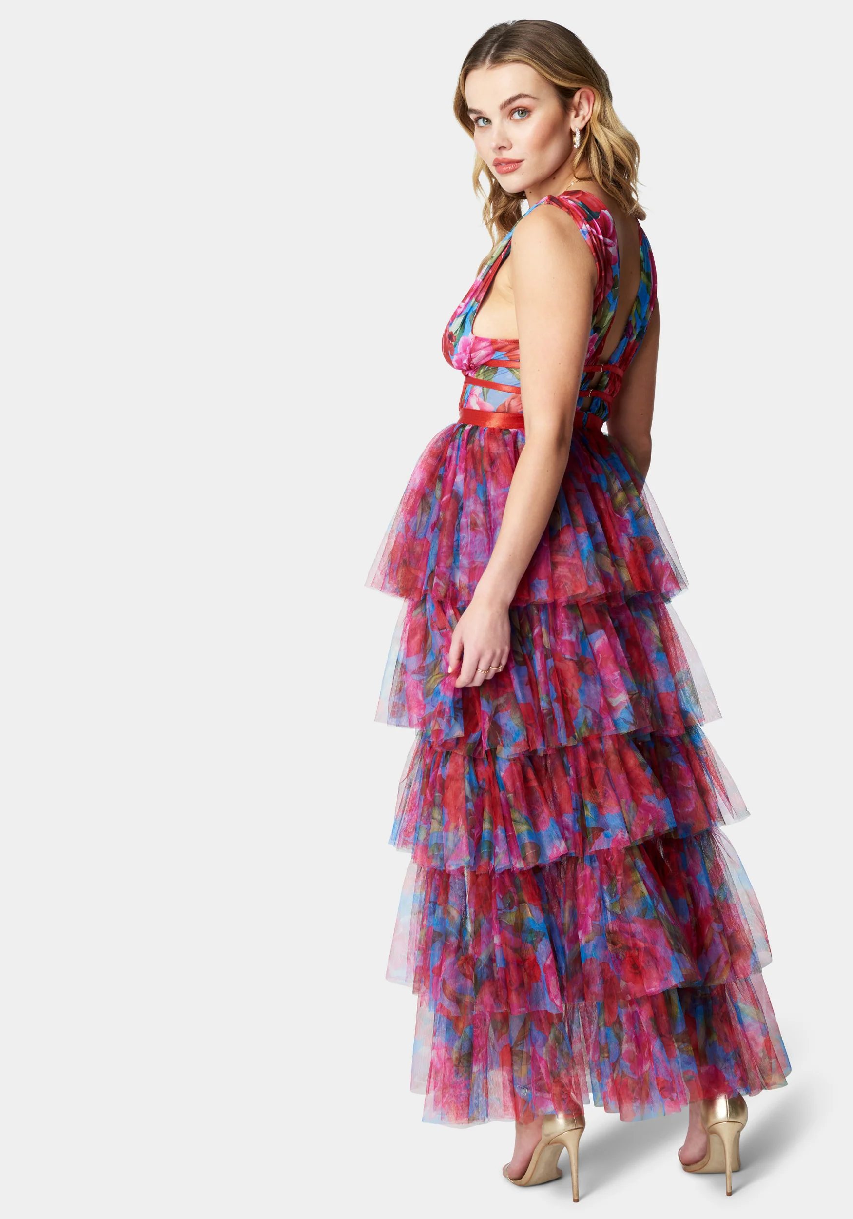 Tiered High Low Gown - Image 3