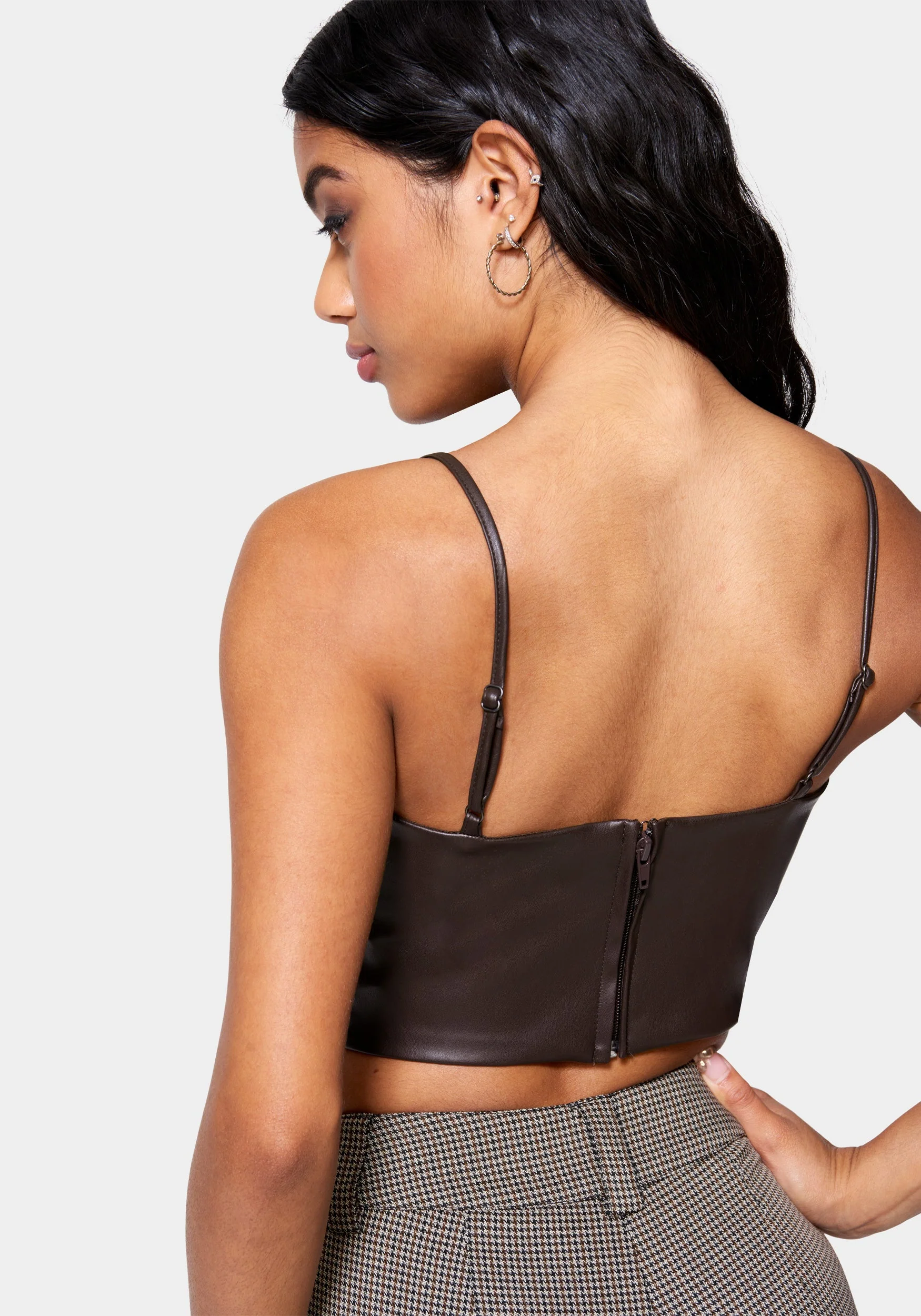 Vegan Leather Bustier - Image 3