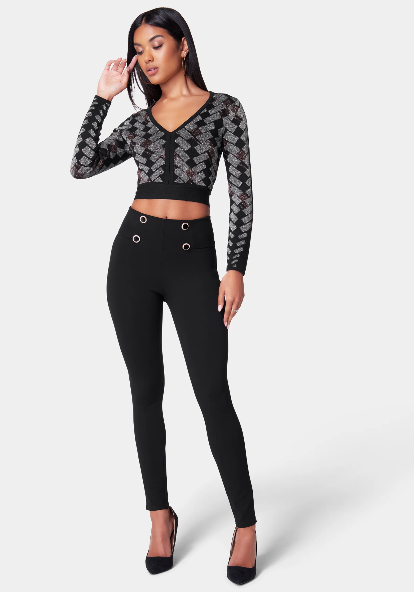 Velvet Button PDR Legging - Image 2